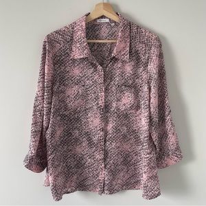 Pink Pattern Blouse